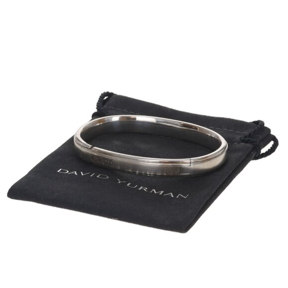 David Yurman Streamline 9mm Men's Bangle Bracelet 7" - Sterling Silver 925 - Picture 6 of 6